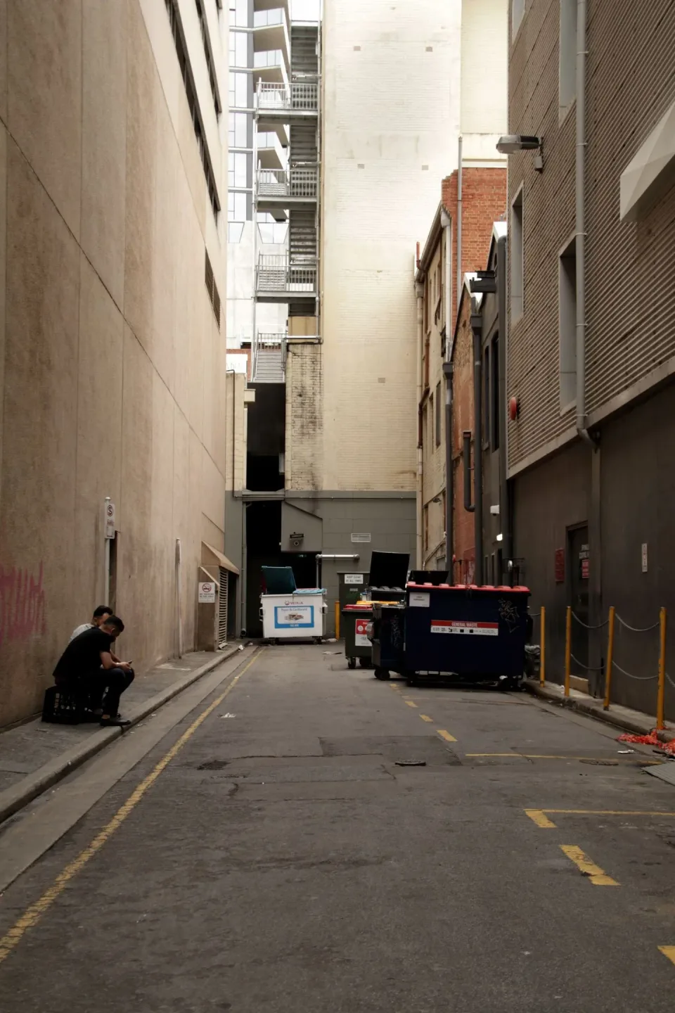 Commercial Dumpster — Alleyway Commercial Dumpster — Alleyway